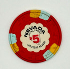 Nevada Hotel Las Vegas  5 Casino Chip 1990