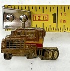 Semi Trucker Hat Pin  Jacket Pin  Lapel Pin  Lit Pin  Backpack Pin 80 s Mechanic