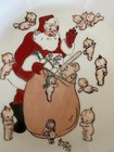 Vntg Kewpie Dolls Santa Claus Christmas Plate Signed Dated Tirschenreuth Freeshp