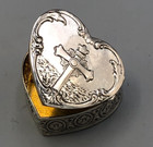 Vintage 800 Fine Silver Pill Box 