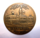 1850 s Theodor Bollenhagen   Company New York City Merchant Token City Hall