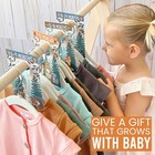 6 Hanger Dividers Baby Closet Size Dividers - Woodland Baby Closet Dividers     