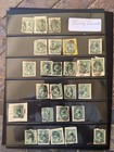 Great Collection Of 26 Fancy Cancels On Washington Stamps Lot  On Paper  303a 