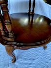 Vintage Bassett 2 Tier Wood Table Side End Table