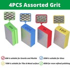 Sanding Pads  4pcs Polishing Pads For Ceramic Tile Glass Stone Granite Wood M   