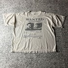 Special Fugitive Harrison Ford Vintage Movie T-shirt White L Size Box Silhouette