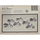 Vintage  new  1981 Ridge Rider Orange Honda Xr-75 Metal Scale Die-cast Toy