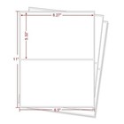 8 5 X 5 5 Round Corner Shipping Address Labels Half Sheet Self Adhesive 50-1000