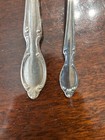 Wm Rogers Eagle   Star Is Mark Silverplate Mountain Pattern Serving Fork   Spoon