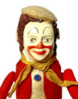 Vintage Schuco Solisto Clown Drummer Wind Up Toy - Working