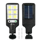 600w Led Solar Wall Light Motion Sensor Outdoor Garden Security Street Lamp Usa