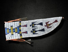 Sioux Tribe Native American Indian Beaded Knife Sheath Suede Leather Cover