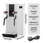 Commercial Double Steam Milk Frother Fast Heating Milk Steamer Frothing Machine