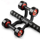 Yoga Knee Pad Cushion   4 Wheel Exercise Ab Wheel