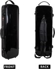 Crossrock Soprano Ukulele Case Hardshell With Tsa Lock - 100  Fiberglass-black