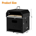 4-in-1 Multipurpose Outdoor Pizza Oven 2-layer Detachable Grill Oven   Fire Pit