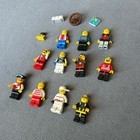 Lego Minifigure Lot Of 11 Castle Pirates Town Wolfpack Racing Space