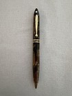 Sheaffer Balance Ii Amber Glow Ballpoint Pen W  Case Tortoise Resin Gold Trim