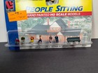 Life Like Trains People Sitting 1186 Ho Scale Railroad Layout Figure Set
