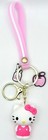Kawaii Hello Kitty My Melody Pompompurin Keroppi Wristlet Bag Charm Keychain New