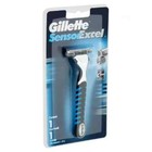 2 Pcs Gillette Sensor Excel Razor   Refillable 2 Pcs  free Shipping
