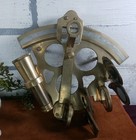 Vint Brass Sextant Marine Collectible Nautical Ship Boat Decor Beach House