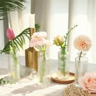 Clear Glass Bud Vases - Bulk Vintage Set  Wedding home spring garden Decor