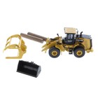Caterpillar Cat 950m Wheel Loader Log Fork 1 64 Scale Diecast Masters 85635