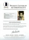 Aretha Franklin Signed Autograph 8x10 Photo  the Queen Of Soul  Bas Full Letter