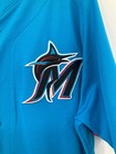 T  Jones  64 Miami Marlins Game Used Jersey Spring Training Size  46