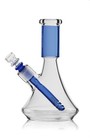 Grav   Large Deco Beaker Bong 11    Glass Water Pipe  Blue  Authorized Dealer 