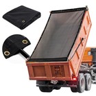 Heavy Duty 7x18 Ft Dump Trailer Mesh Tarp With Grommets - Truck Bed Cover  Shade