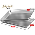 Eatex Aluminum Baking Sheet Set 10 X 15 Jelly Roll Pan Nonstick Cookie Sheets