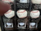 President Signed Baseballs And Golf Balls Display  Coa