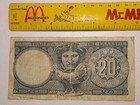 Greece 20 Drachmai 1954 Banknote  Pick 187 Athena    very Rare Example   