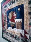 Handmade Quilted Christmas Wall Hanging 32x33