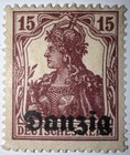 Travelstamps- 1920 Germany Occ poland   Danzig Mi 3 Mint  Og Lightly Hinged
