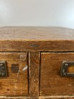 Antique Globe Wernicke Wood File Index Card Cabinet 2 Drawer Catalog