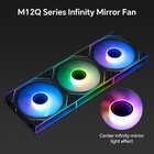 New Thermalright Tl-m12q-s X3 120mm Pc Case Fans  Pwm Argb Fans  Daisy-chain