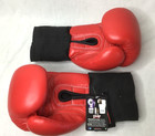 Ringside Hook   Loop Boxing Gloves 10 Oz Red Imf Tech Training Sparring New