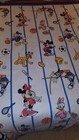 Vintage Disney Blanket Mickey Donald Duck Goofy Pluto Minnie Satin Trim Usa