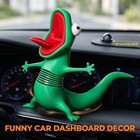 Roadside Lizard Buddy     Car   Motorcycle Decor  Wobbly Riding Buddy