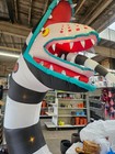 Gemmy 9 5ft Tall Beetlejuice Animated Sandworm Halloween Inflatable