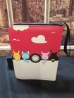 Pok  mon Binder For Holding Trading Cards Zip Up Wrist Strap 50 Sleeves 3 Rings