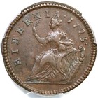 1723 M 4 85-gc 22 R-3 Pcgs Xf 40 Wood s Hibernia Halfpenny Colonial