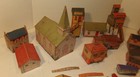 1940 s General Mills Cheerios Wheaties Cereal Cardboard Premium Toy Houses Lot