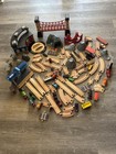 Lot Of Wooden Train Tracks   Parts Compatible With  Thomas   Friends Brio Fisher