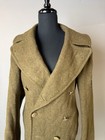 Vintage Ww2   Korean War Era Us Army Wool Overcoat Trench Coat Military Size 38l