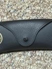 Genuine Authentic Ray Ban Black Leather New Sunglasses Case Only