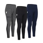 Women Quick Dry Tights Pants Yoga High Waist Sports Trousers Fitness Running
